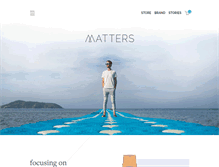 Tablet Screenshot of matters.com
